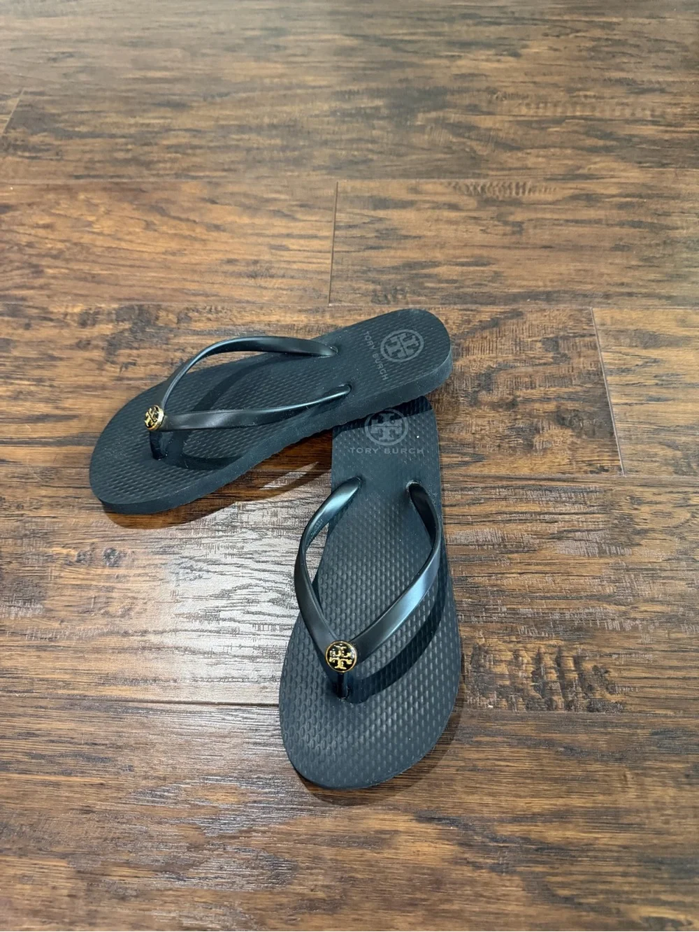 Tory Burch Women's Black Flip Flops Size 5